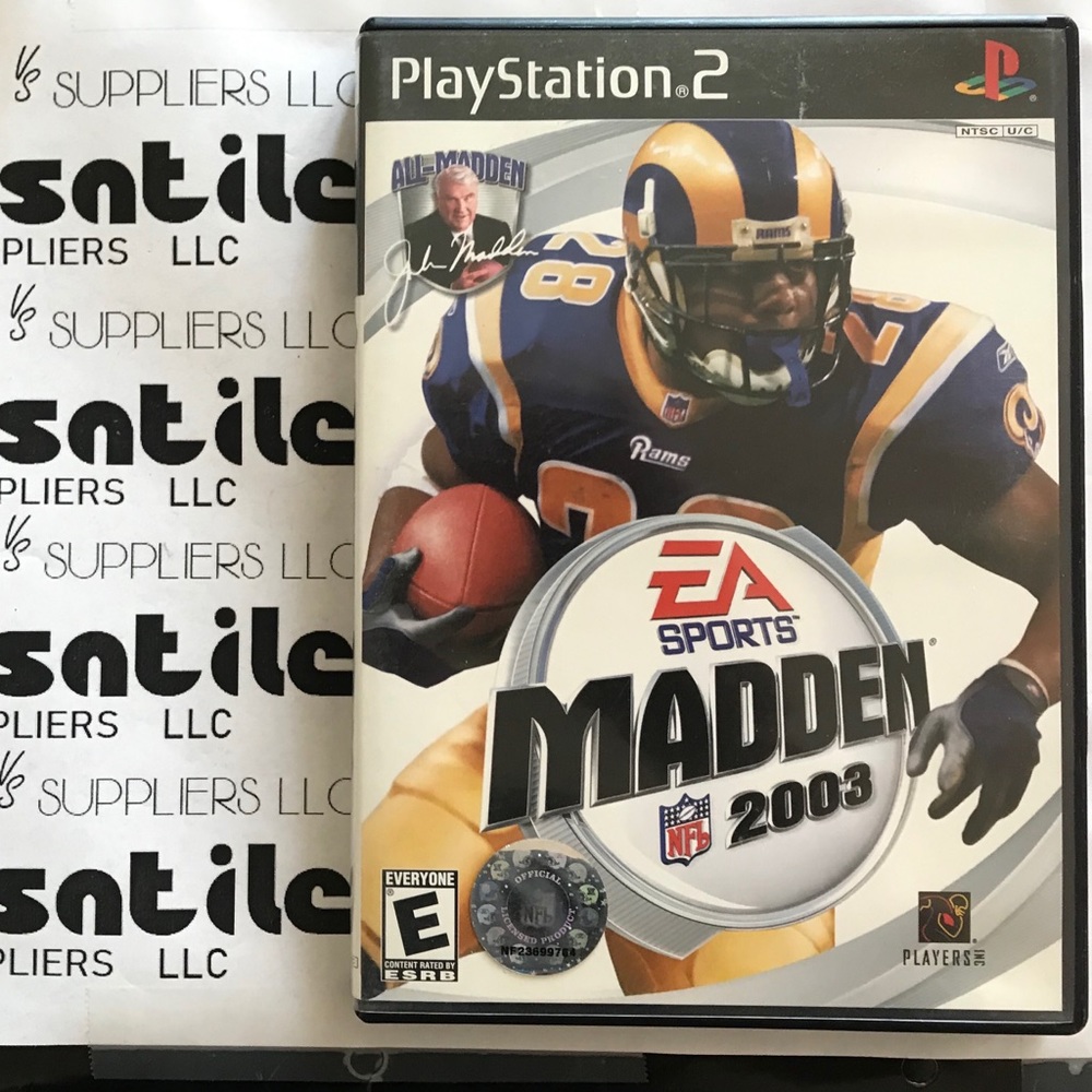 Madden 2003 - PlayStation 2 - Works - Cleaned